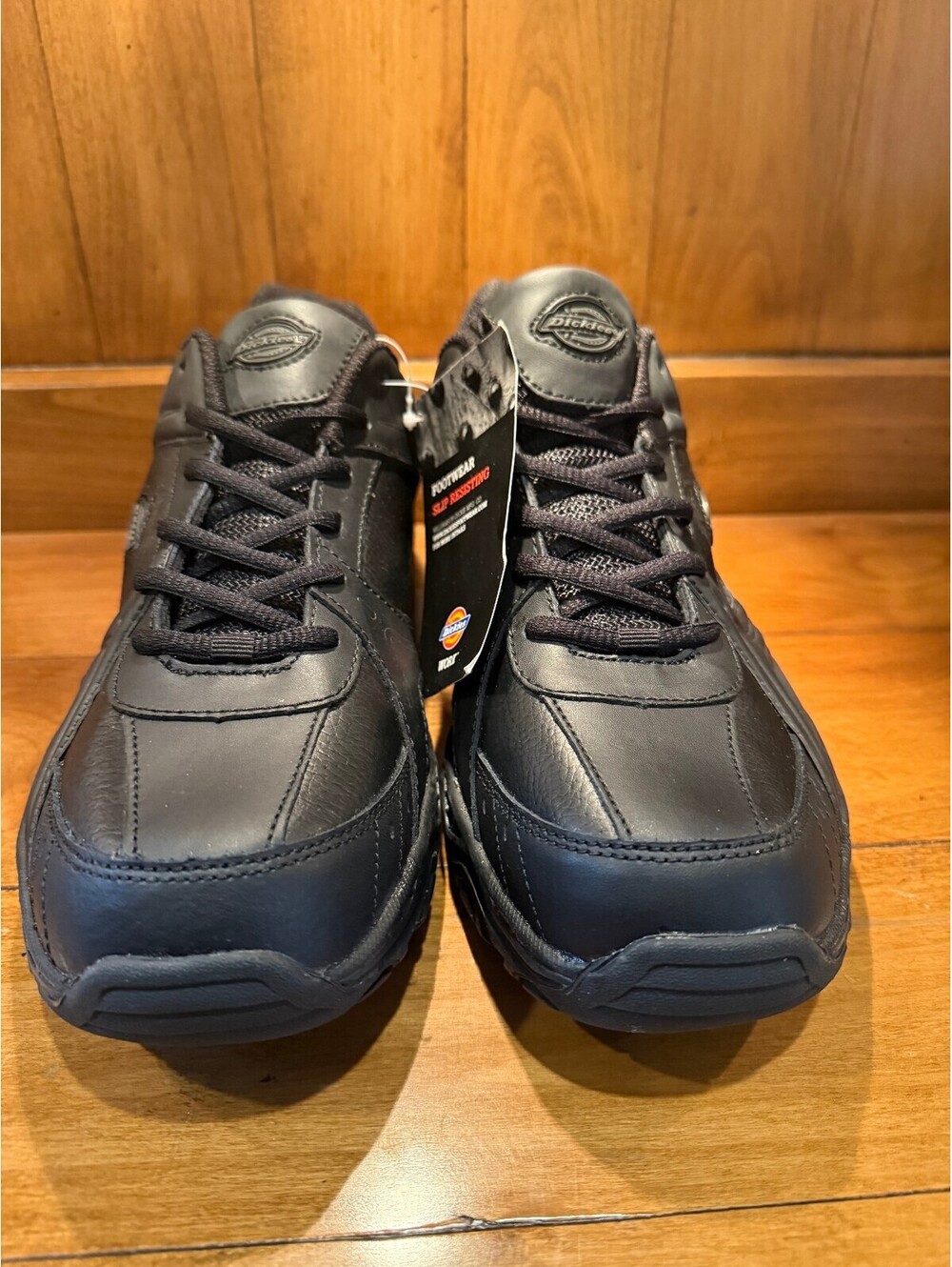 New With Tags Dickies Slip Resistant Black Work Shoes Men's Size 12